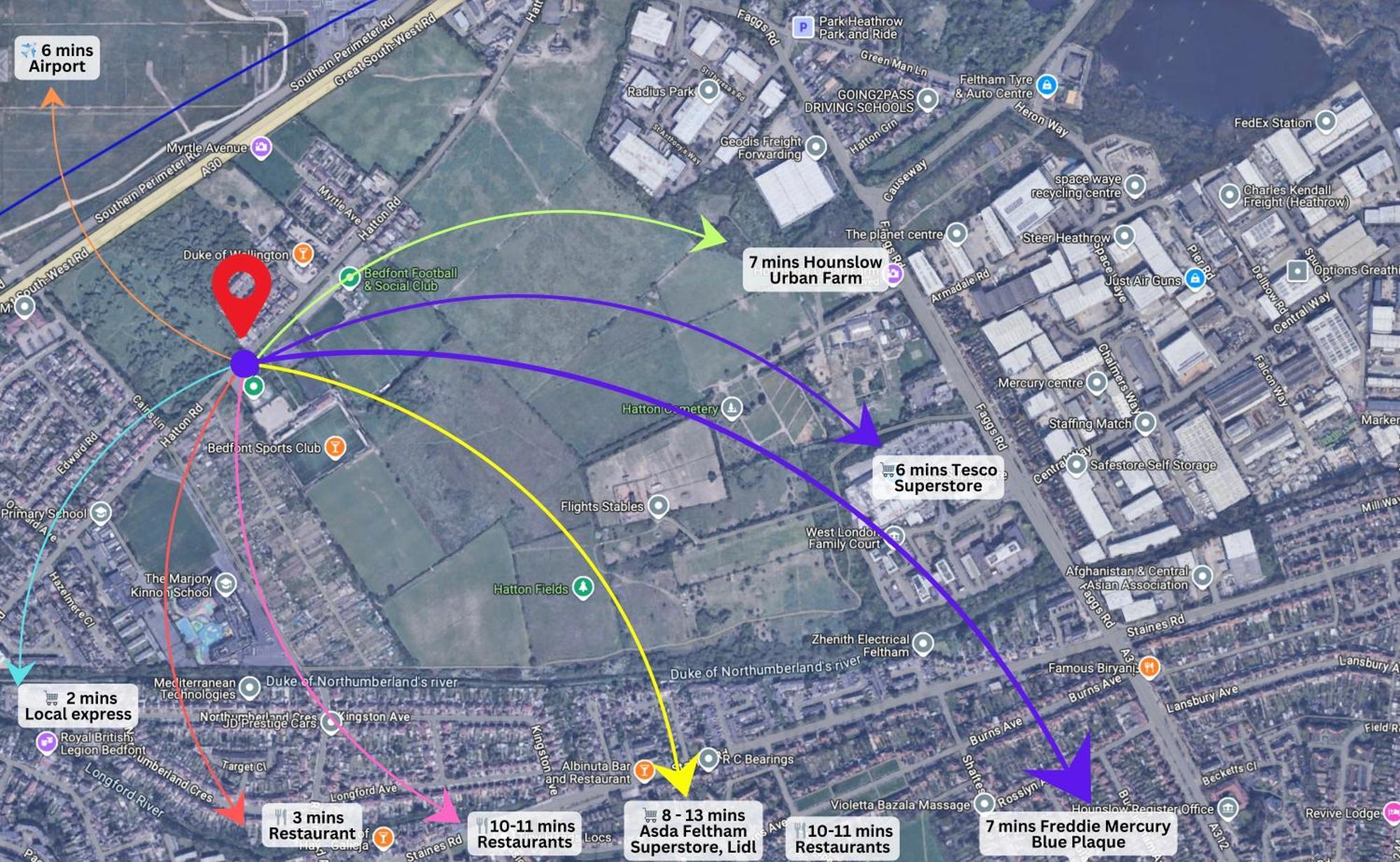 Hatton Heathrow Airport- Free Parking-free Underground To And From Heathrow Airport Hatton Cross Picture-see Fast Hatton Cross To 30min Apartment *